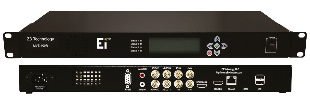 EiTV Dual Channel Encoder, um equipamento capaz de colocar no ar o sinal digital Full HD e 1-Seg